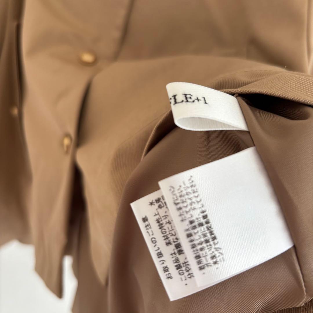 水曜日まで出品♪TREFLE＋1トレフル　プリーツチノジャケット