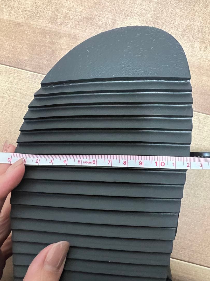 MSCS_004 LV ホノルルライン レザー×ファブリックサンダル サイズ7