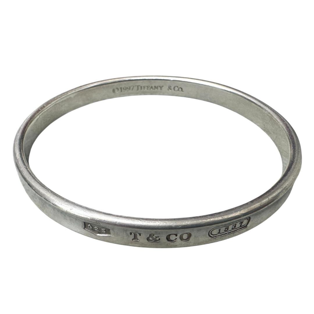 ★Tiffany & Co. バングル　ナローブレスレット1837　19.5cm