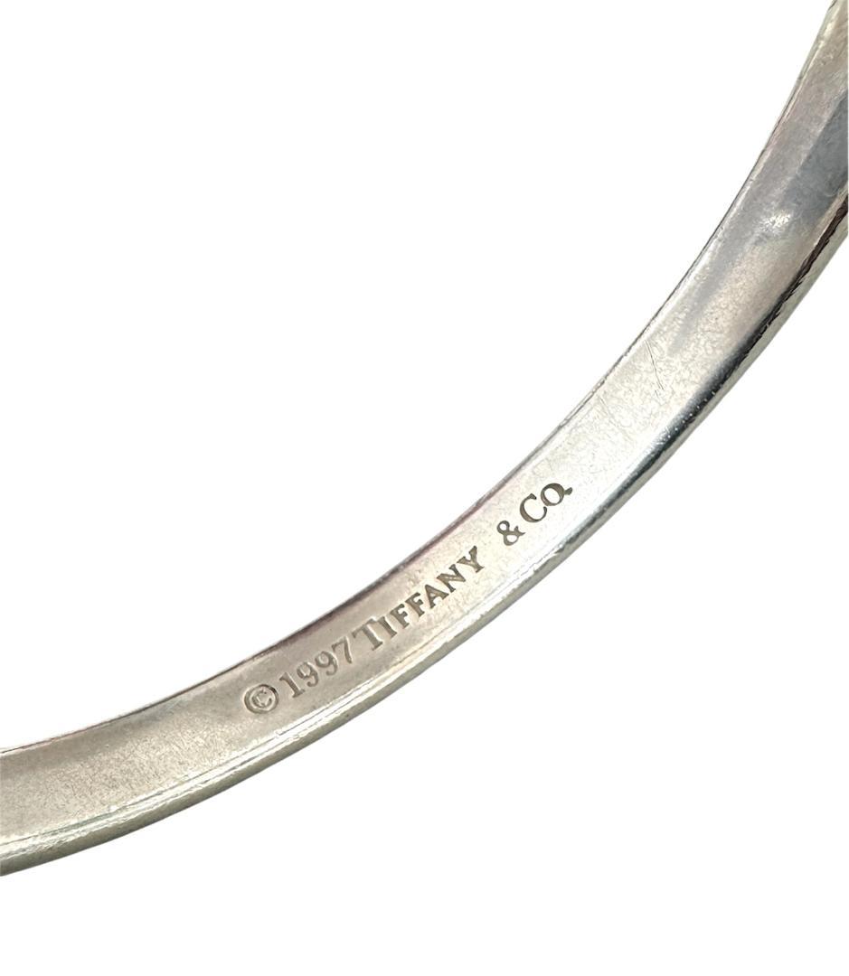 ★Tiffany & Co. バングル　ナローブレスレット1837　19.5cm