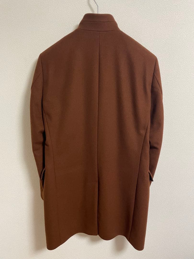 【ほんやべ】HUGO BOSS ブラウン ピーコート・ウールコート