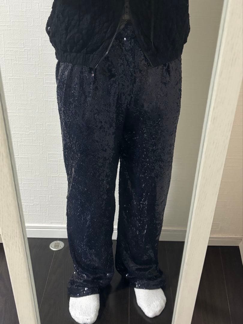 スパンコールパンツ　MASU風