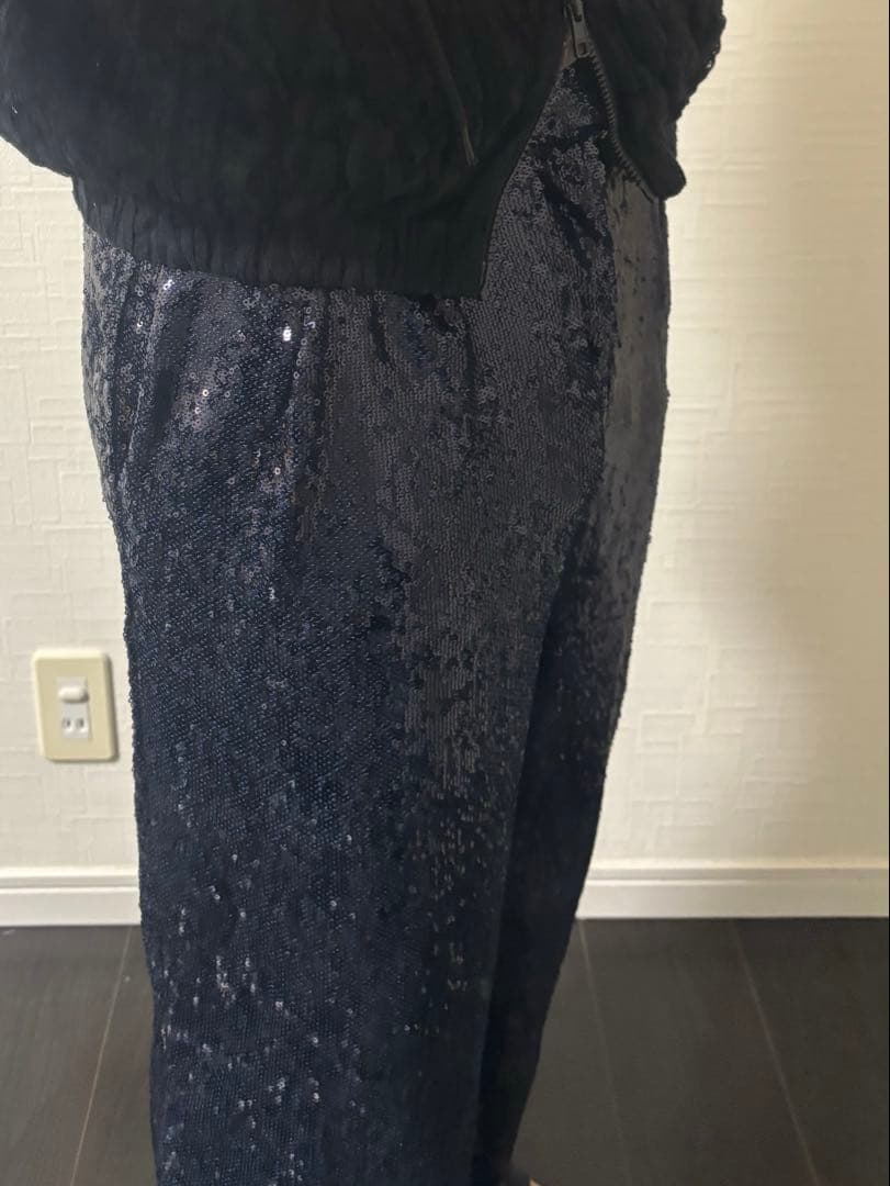 スパンコールパンツ　MASU風