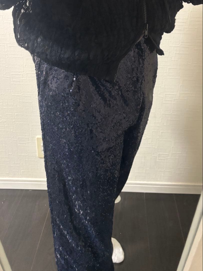 スパンコールパンツ　MASU風