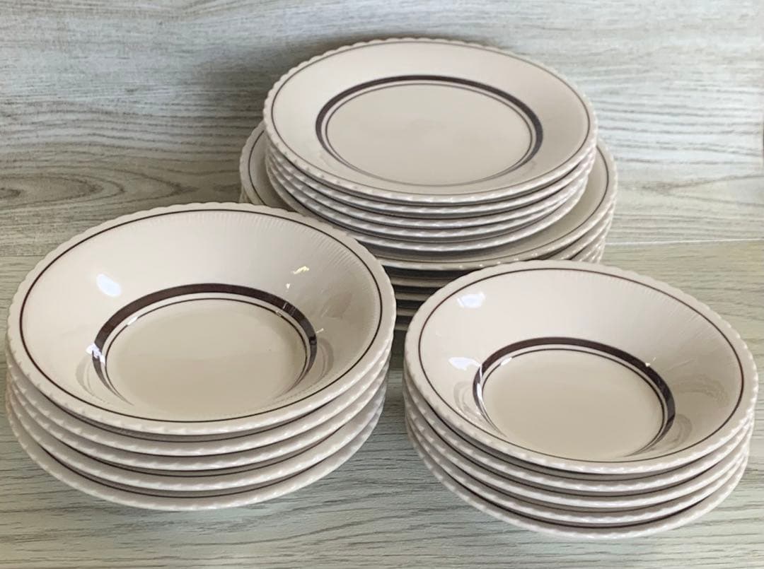 VANTAIL CHACOAL JAPAN 昭和レトロ 皿まとめ売り２０枚