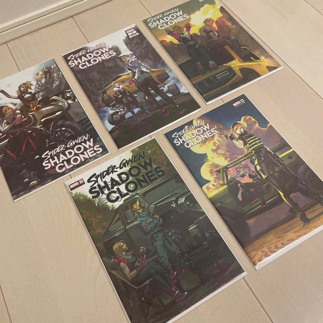 セット割【日本未発売カ】スパイダーグウェン　SHADOW CLONES #1-5