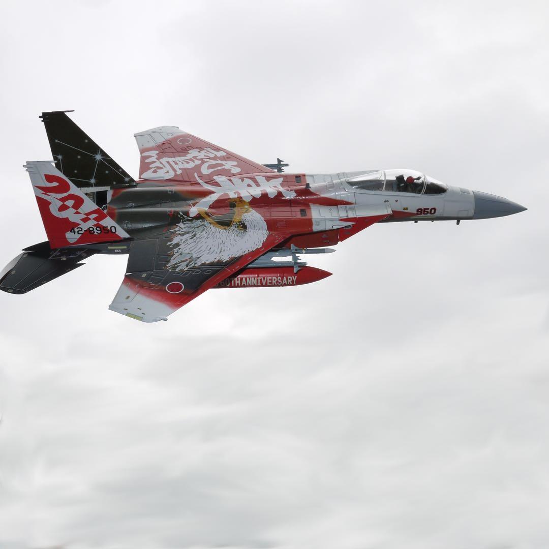 プラッツ製1/72 F-15Jイーグル　プラモデル完成品