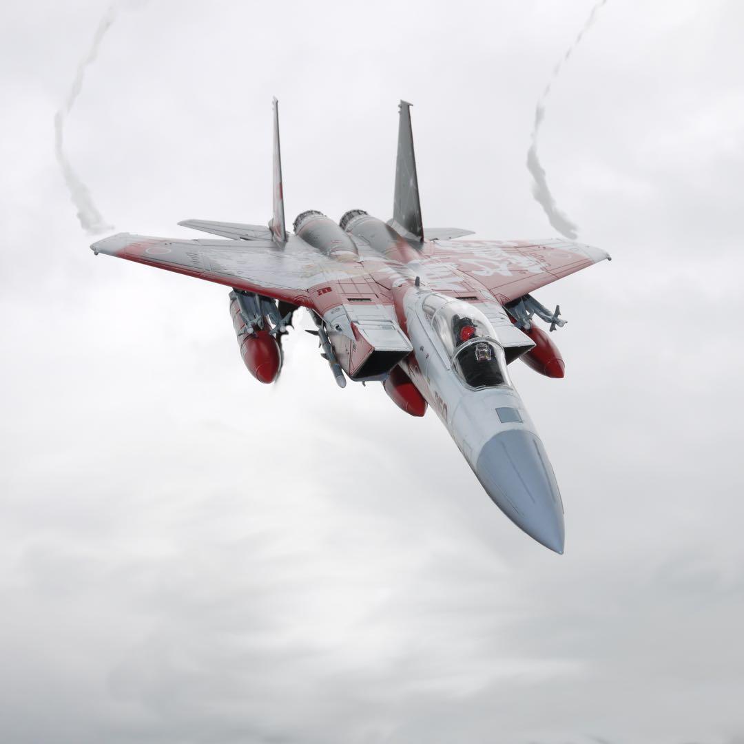 プラッツ製1/72 F-15Jイーグル　プラモデル完成品