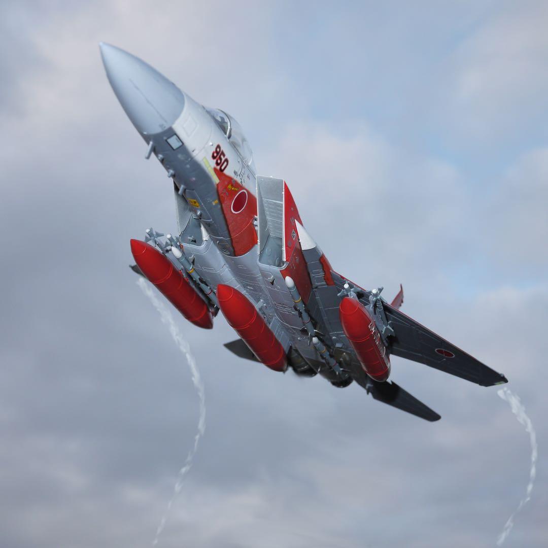 プラッツ製1/72 F-15Jイーグル　プラモデル完成品