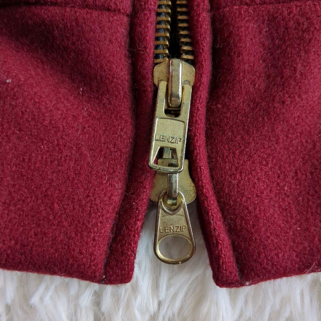 SKOOKUM スクーカム レザースタジャン レターマンジャケット 希少色 L