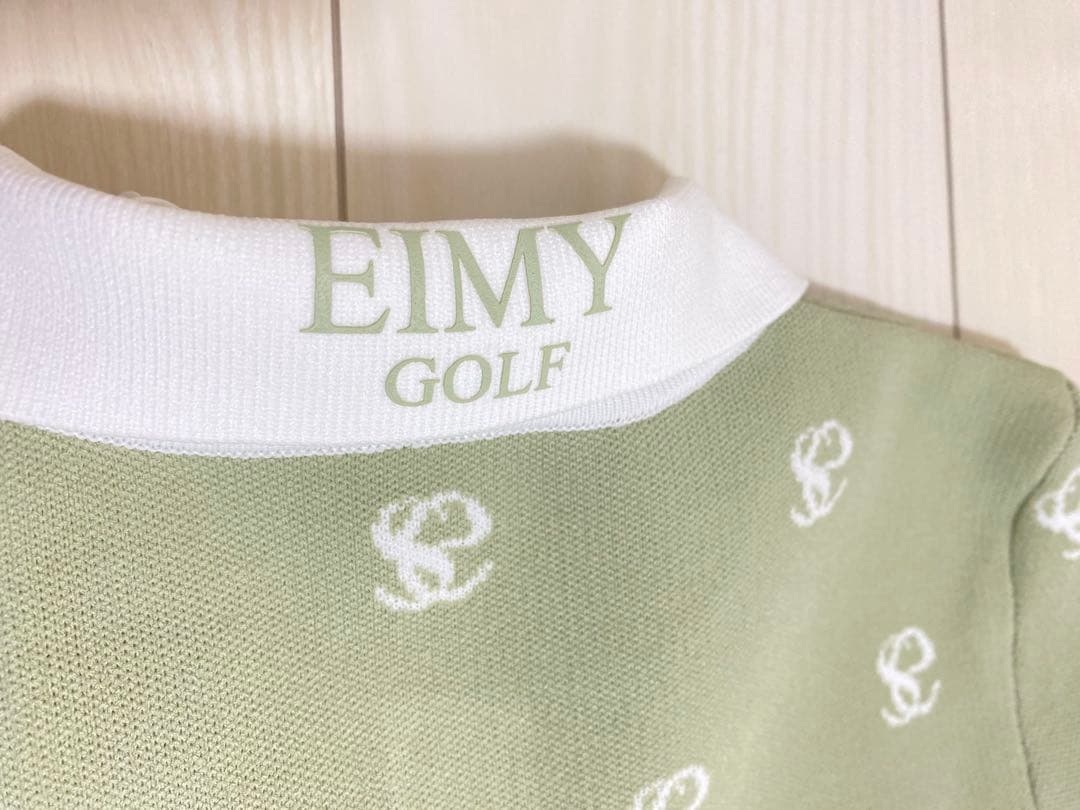 【未使用】EIMYGOLF ゴルフウェア ミニワンピース グリーン ポケット付