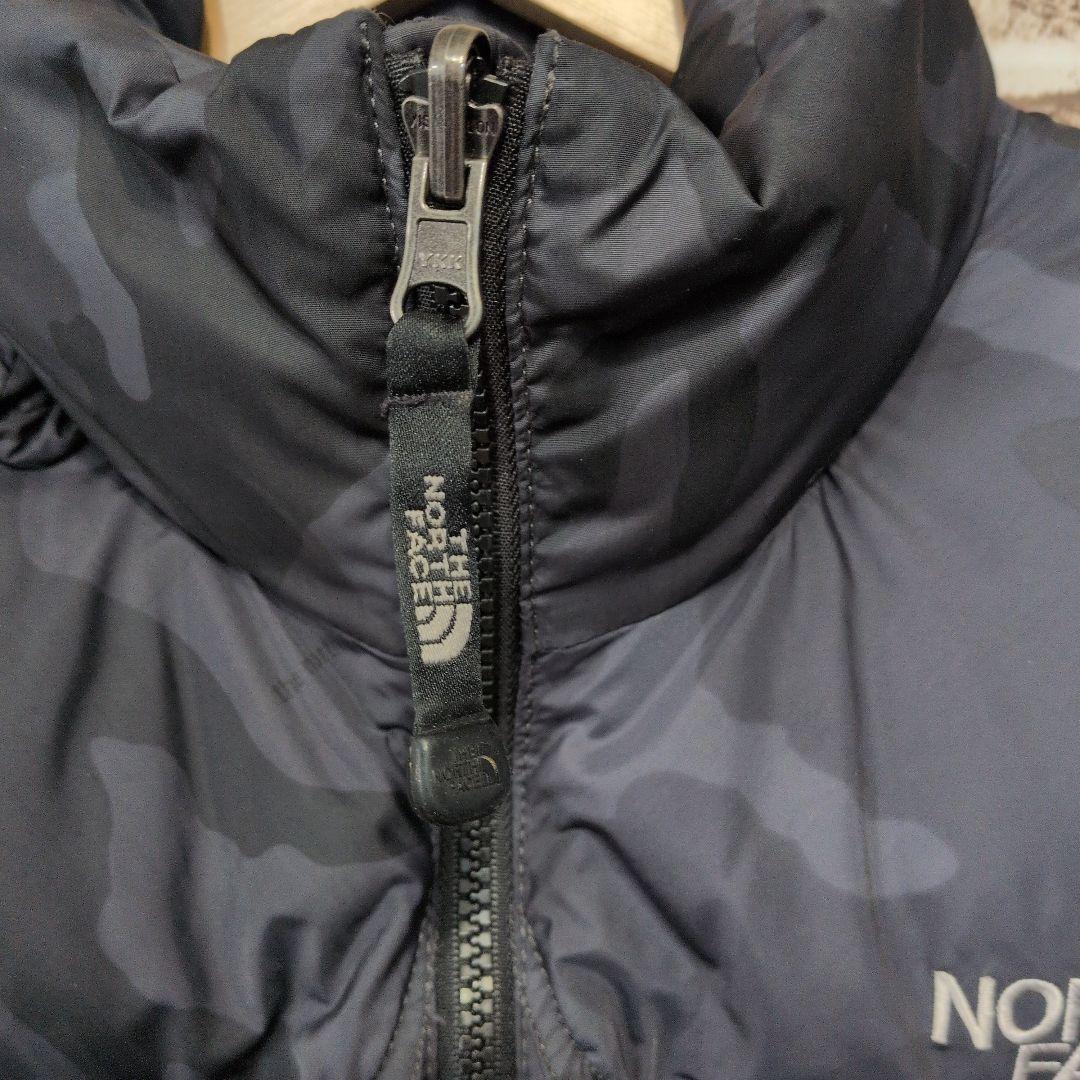 THE NORTH FACE センターロゴ刺繍 カモフラ ヌプシ ダウンベスト