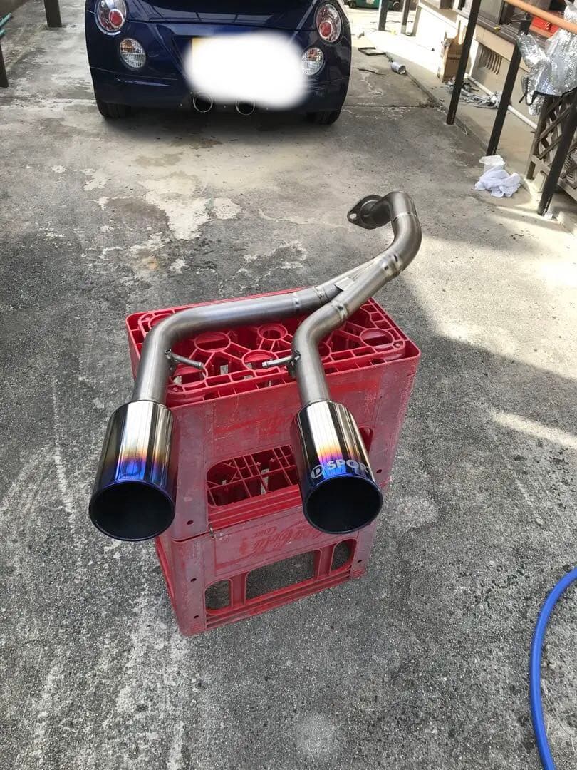 Ｌ880コペン用Ｄポーツ　チタンマフラー