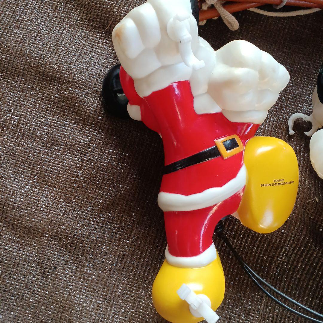 送料込 ミッキーマウス　ブローライト　ミニはしごタイプ3体イルミネーションライト