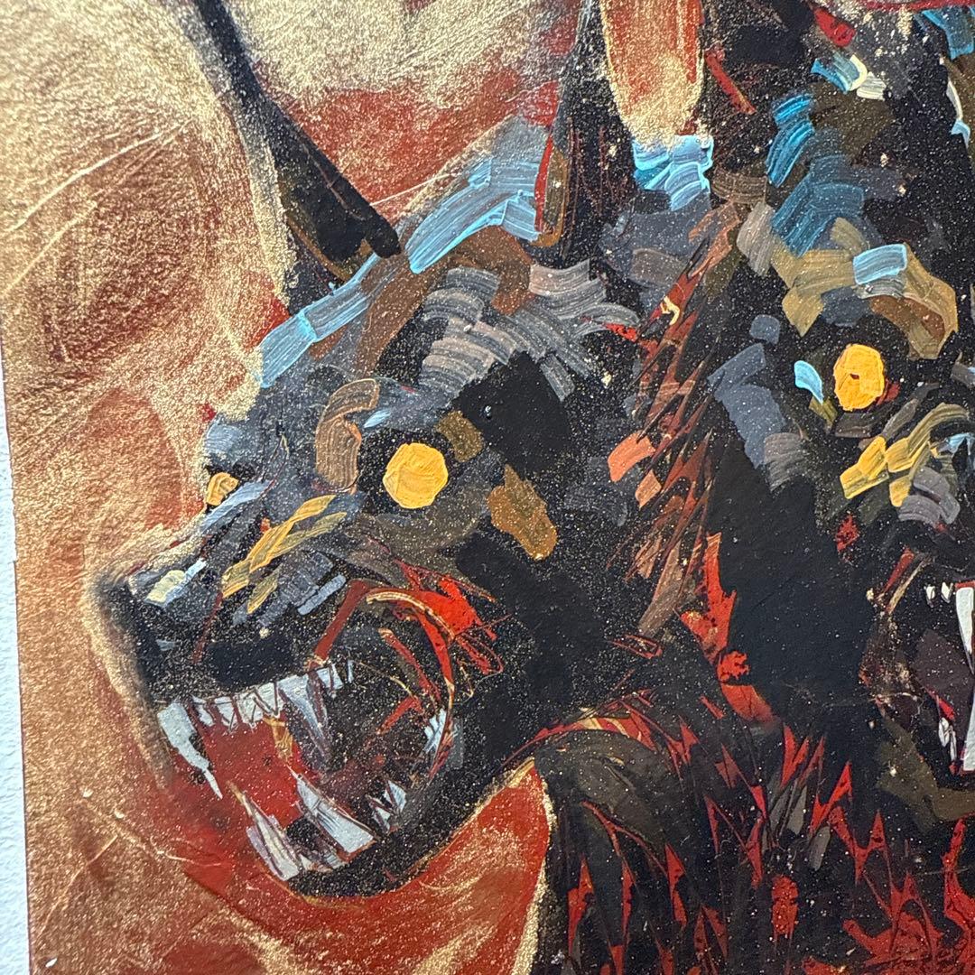 油彩『Kerberos』