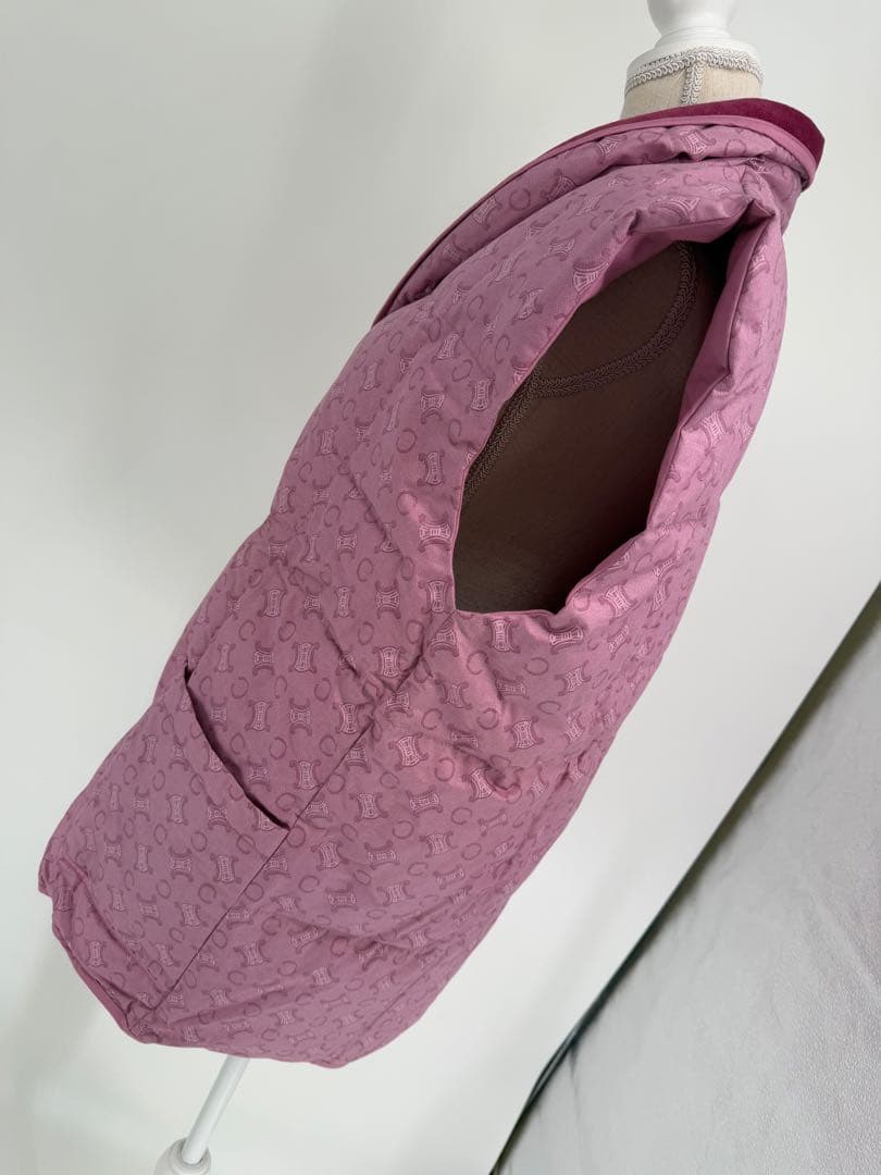 ❣️紫ピンクダウンベスト新品未使用CELINE セリーヌ　ダウンベスト　マカダム柄