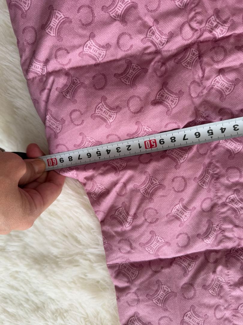 ❣️紫ピンクダウンベスト新品未使用CELINE セリーヌ　ダウンベスト　マカダム柄