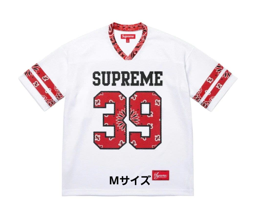 Supreme Bandana Football Jersey 白　シュプリーム