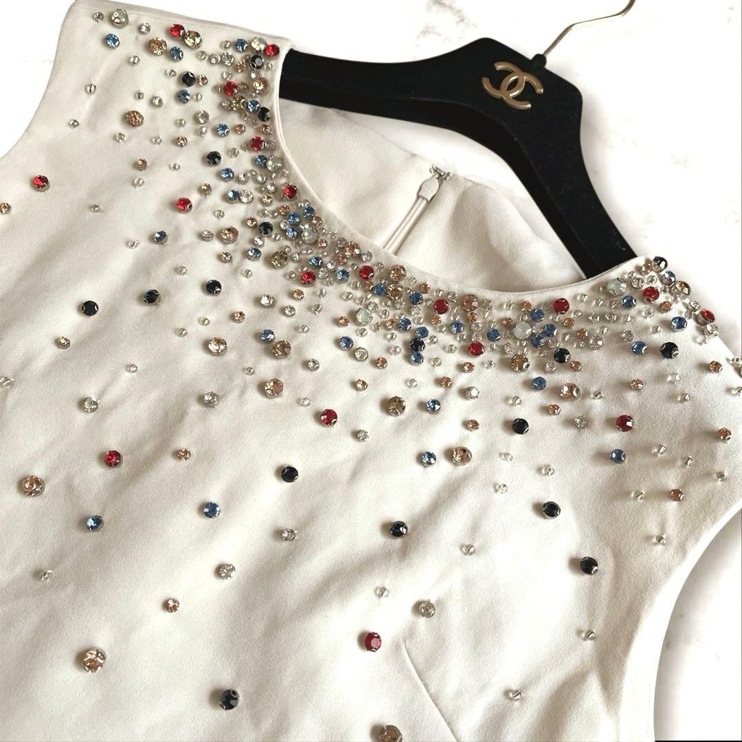 グレースコンチネンタル　ラインストーンワンピース　38 ダイアグラム