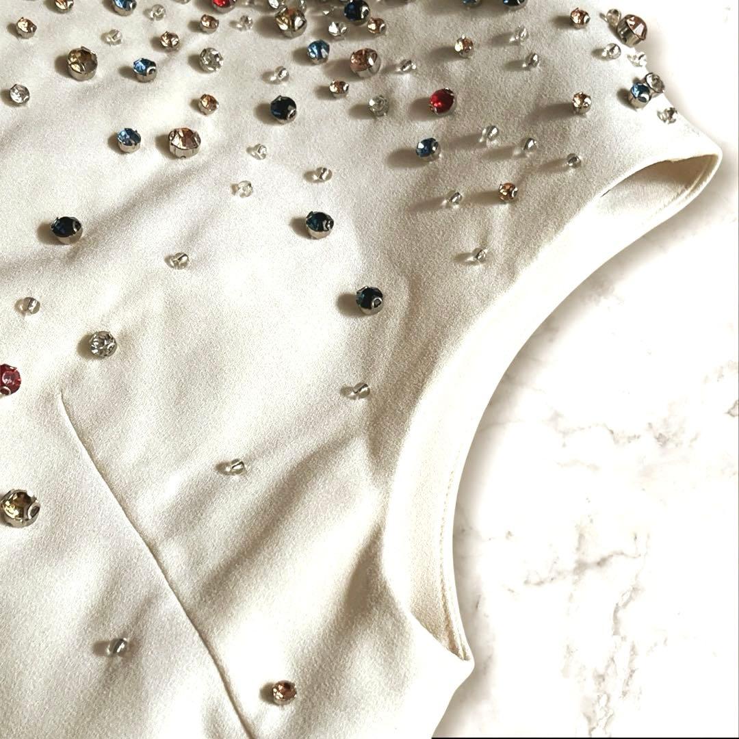 グレースコンチネンタル　ラインストーンワンピース　38 ダイアグラム