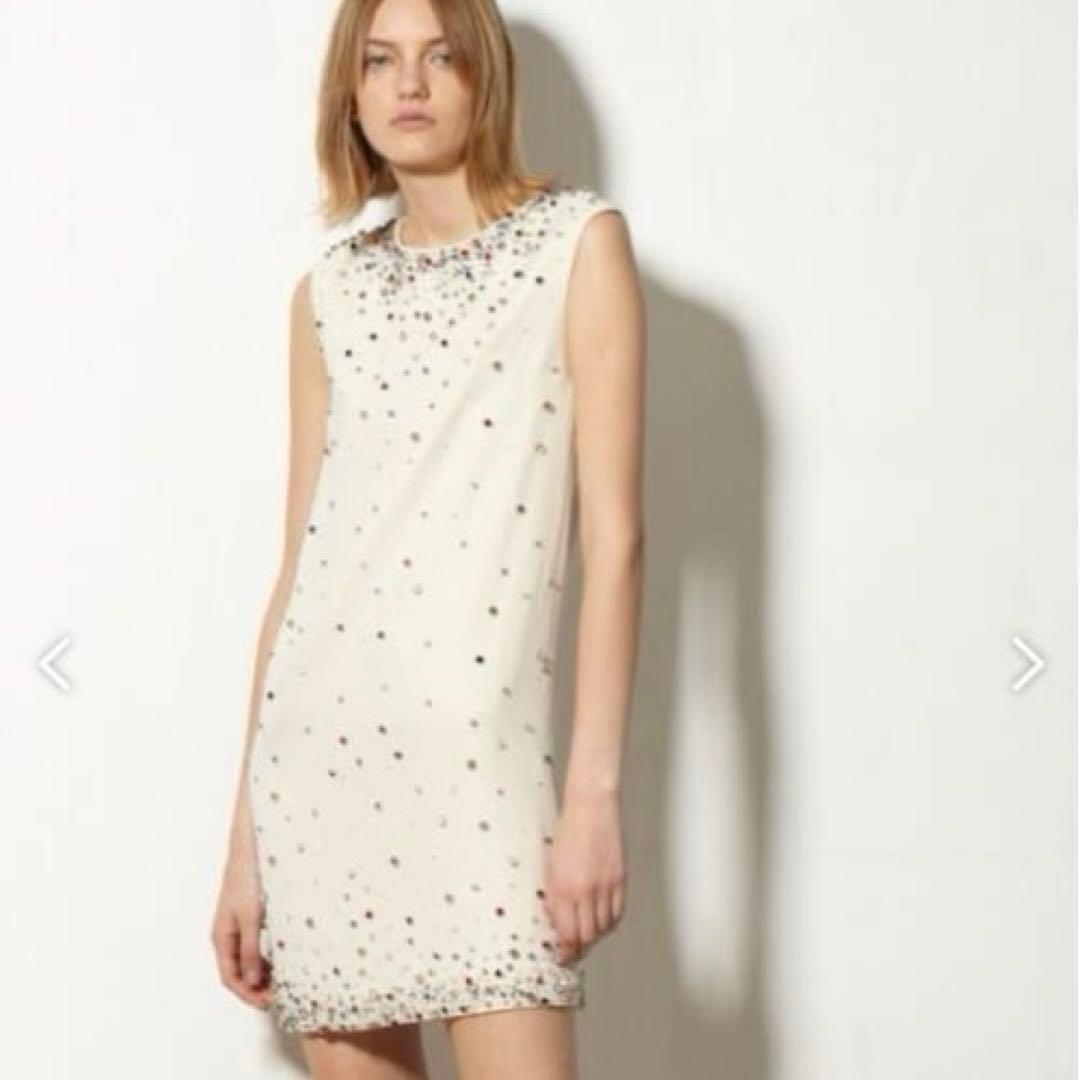 グレースコンチネンタル　ラインストーンワンピース　38 ダイアグラム