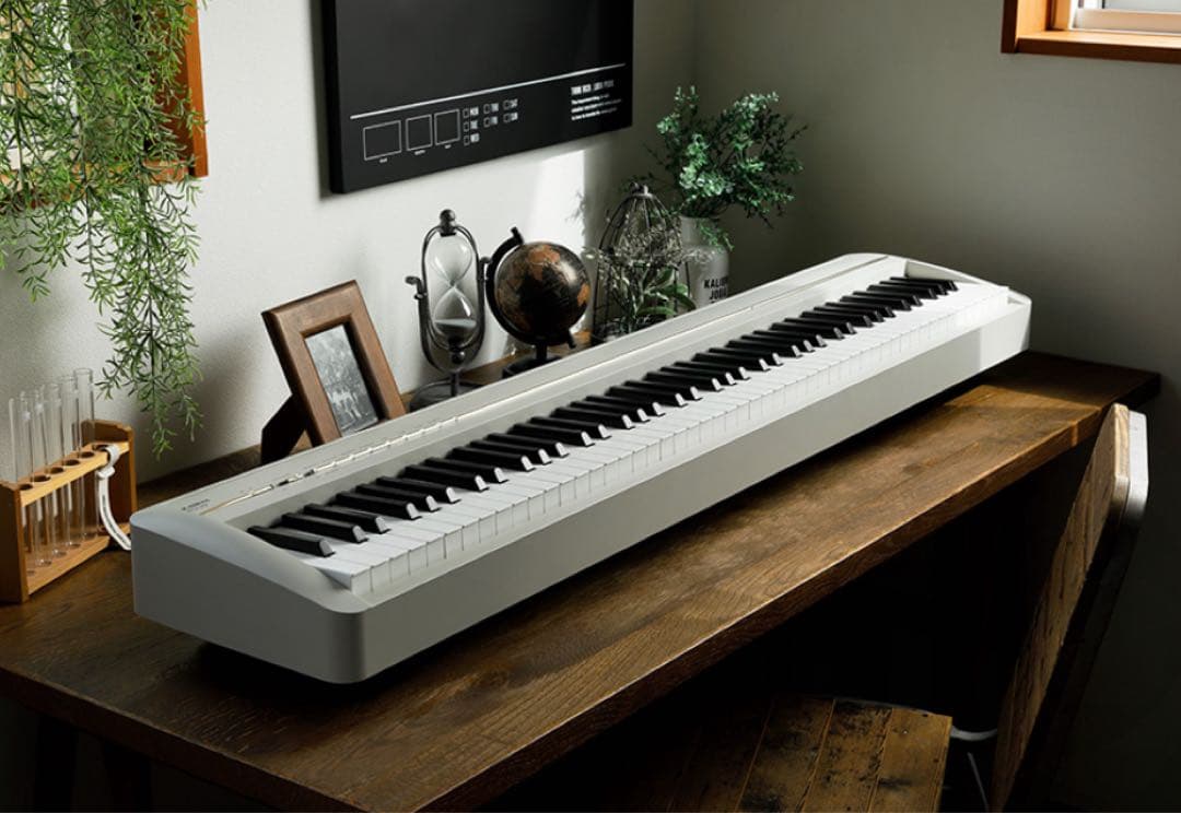 【ペダル・台付き】ES120 88鍵 電子ピアノ ホワイト