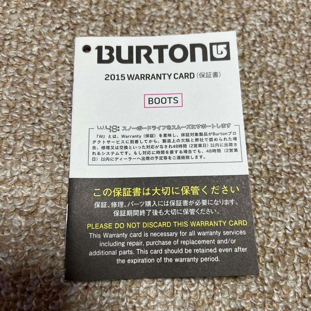 人気モデル Burton スノーボードブーツ　MINT アジアンフィット23.5