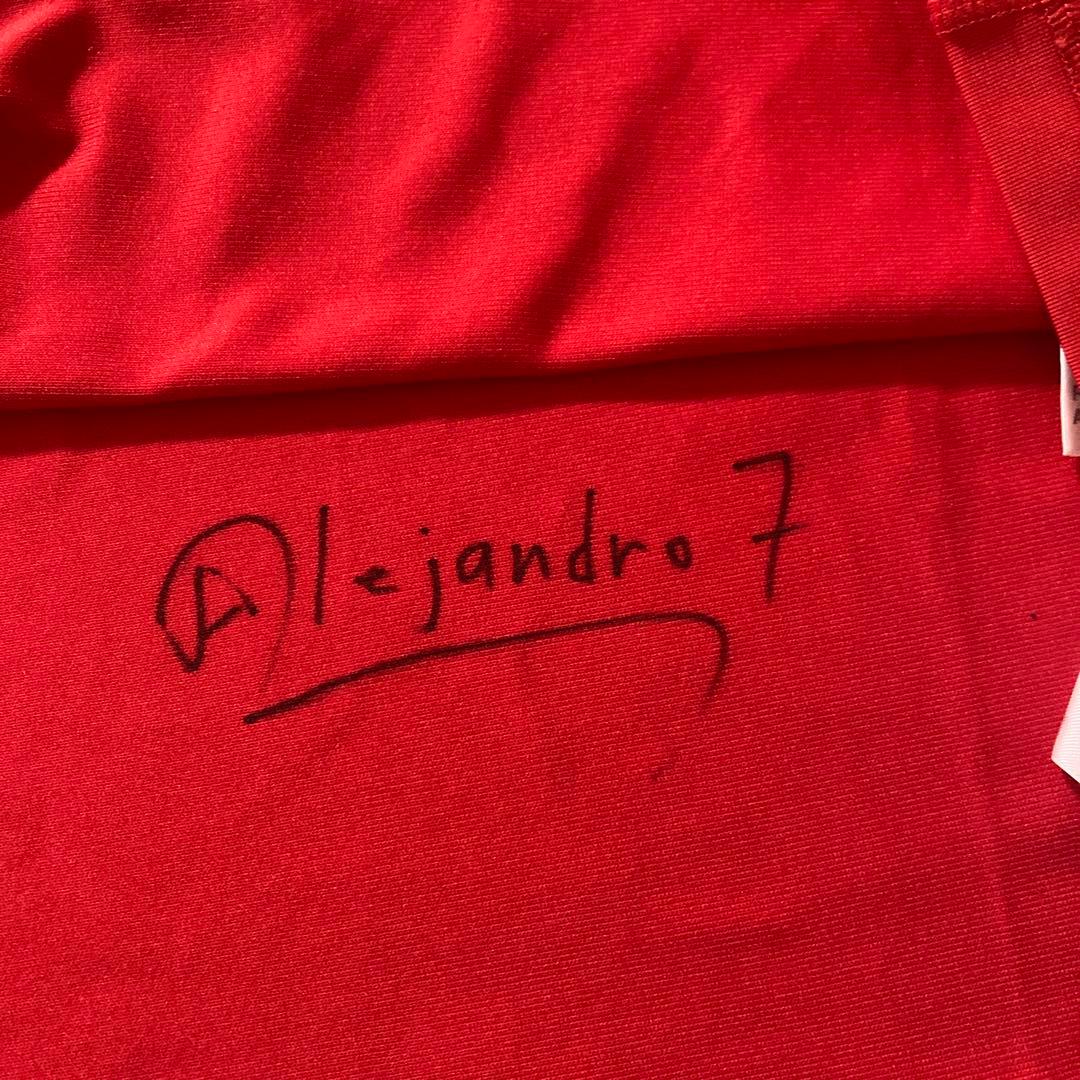 レア 希少 アレハンドロ ガルナチョ サイン スペイン代表 ユニフォーム