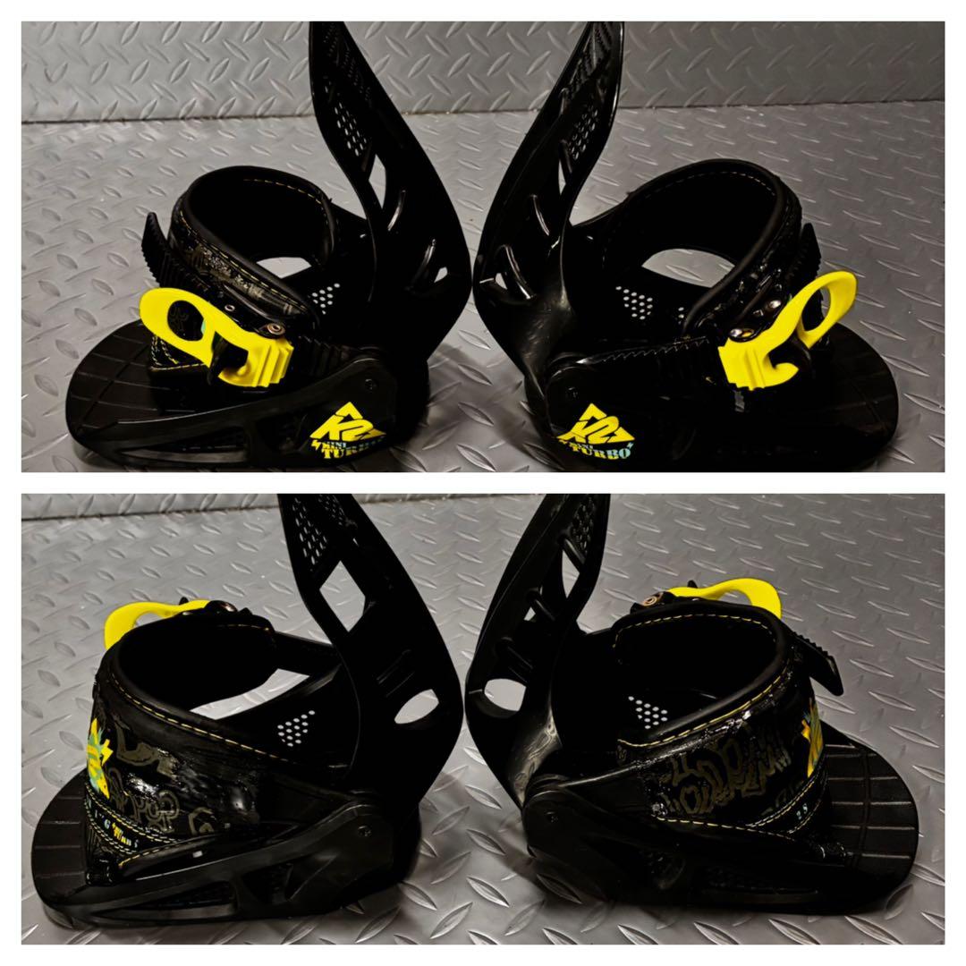 【キッズ】k2 ミニターボ 100cm BOAブーツ付き スノボー3点セット