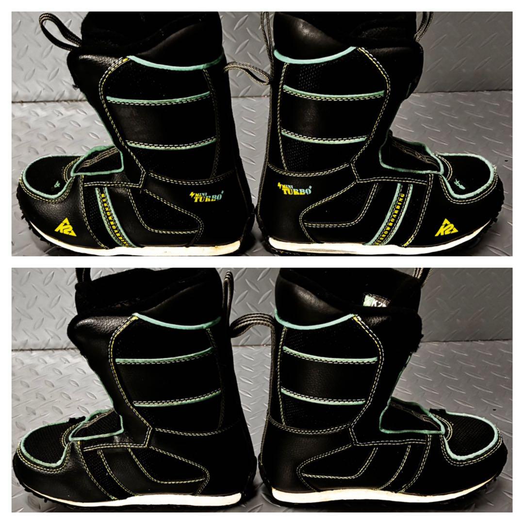 【キッズ】k2 ミニターボ 100cm BOAブーツ付き スノボー3点セット