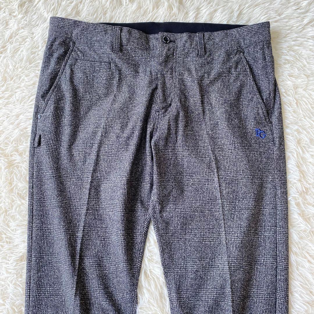 【美品】パーリーゲイツ　ストレッチパンツ　30周年　大きいサイズ　グレンチェック