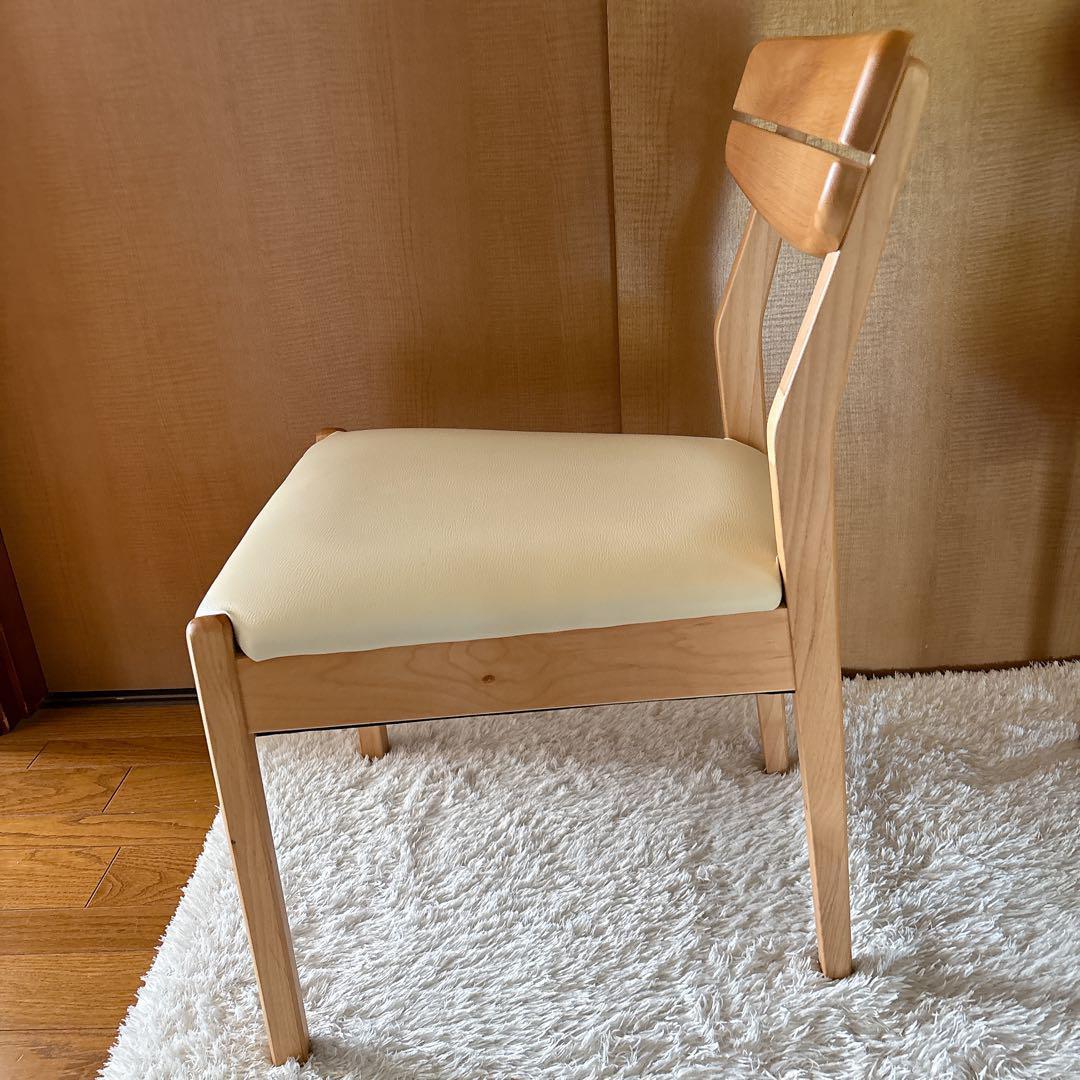 しまりえ 様リクエスト品 2脚セット】ニトリ アルナス ダイニングチェア 天然木