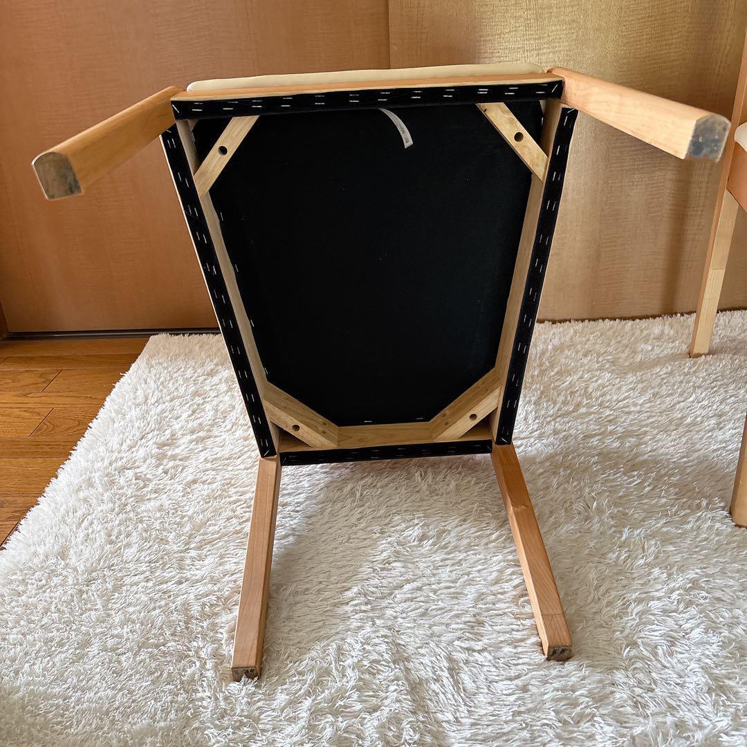 しまりえ 様リクエスト品 2脚セット】ニトリ アルナス ダイニングチェア 天然木