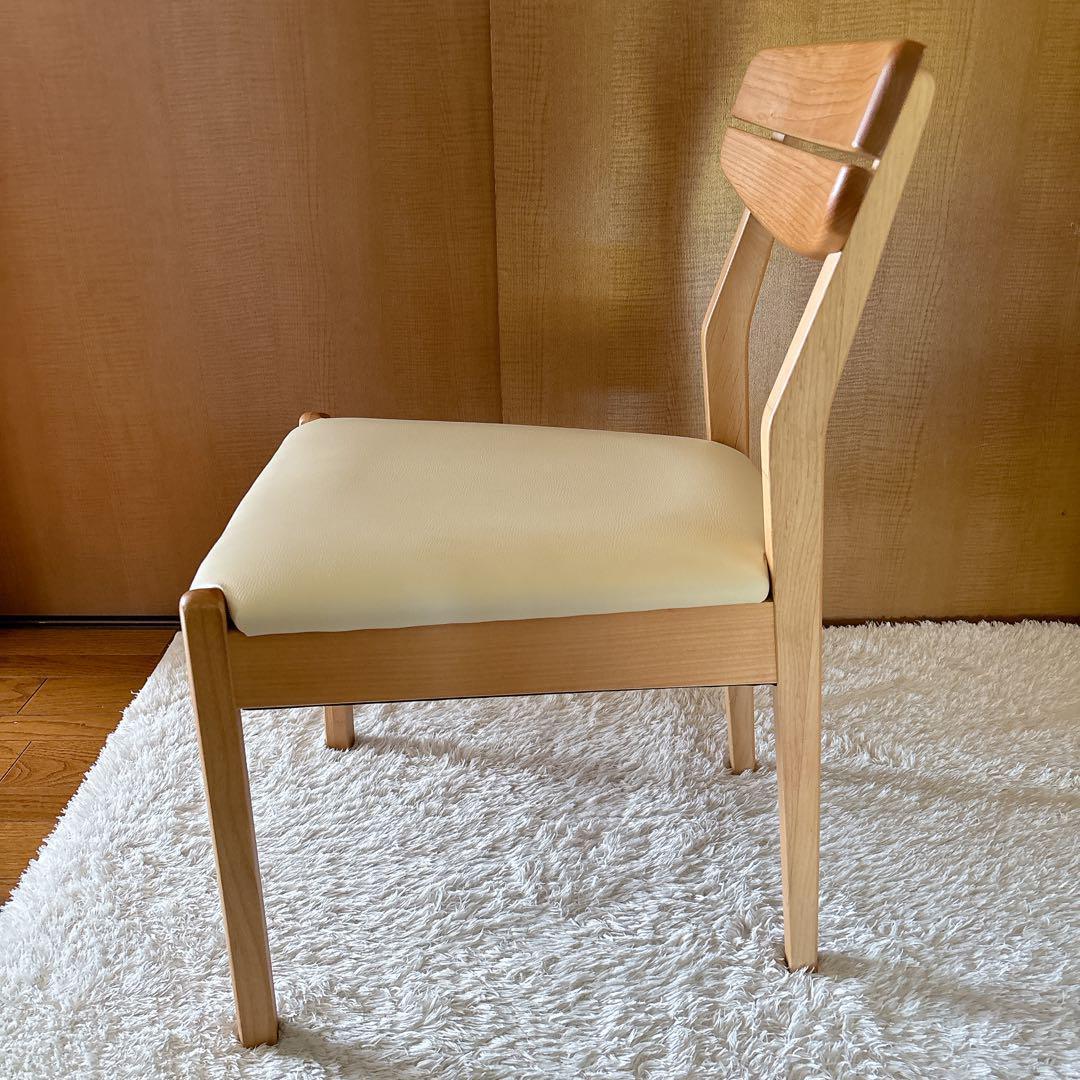 しまりえ 様リクエスト品 2脚セット】ニトリ アルナス ダイニングチェア 天然木