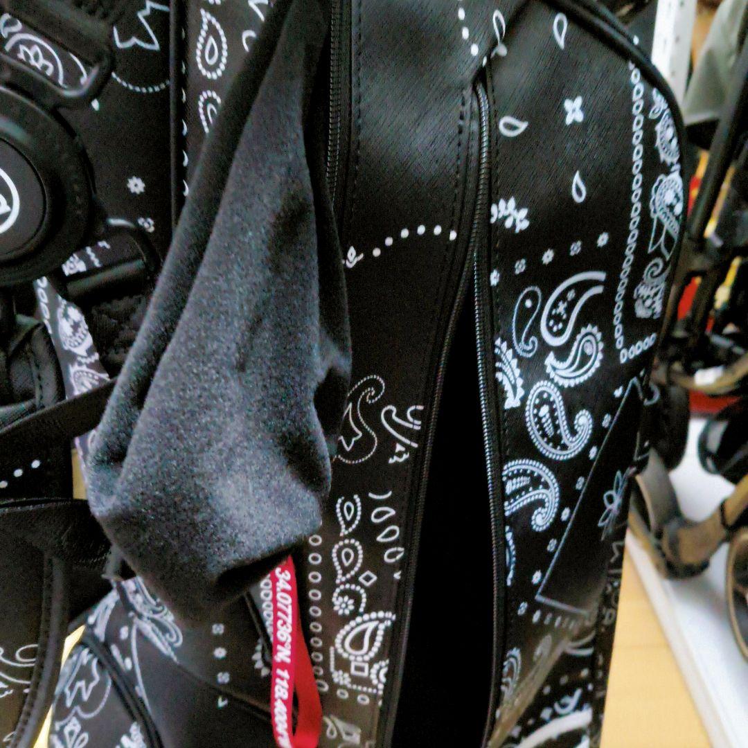 ジーフォア G FORE キャディバッグ サフィアーノ バンダナ プリント