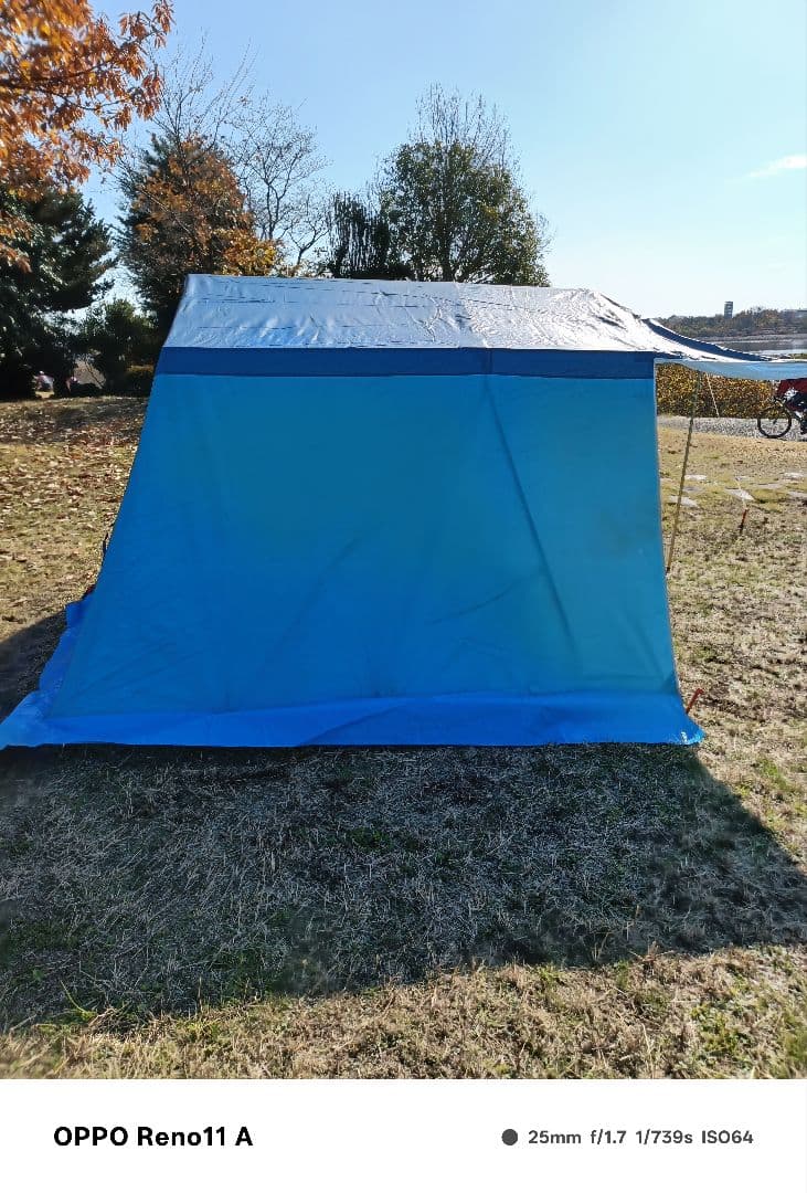 オガワ　クラウン　オーナーロッジ　鉄骨テント　冬キャンプ