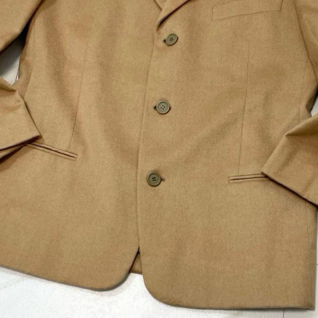 【美品★キャメルヘア100%】ジョルジオアルマーニ テーラードジャケットベージュ