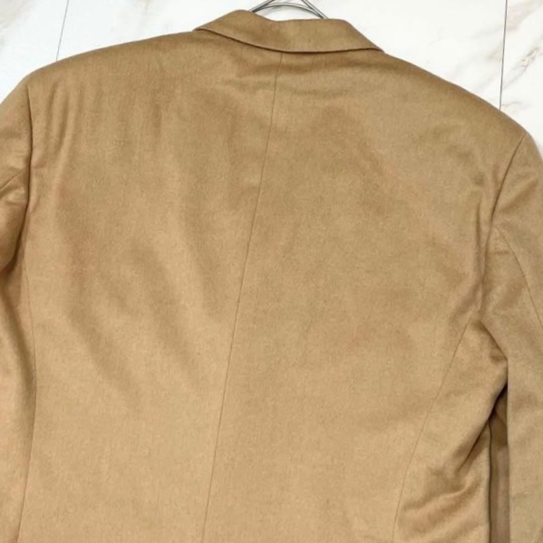【美品★キャメルヘア100%】ジョルジオアルマーニ テーラードジャケットベージュ
