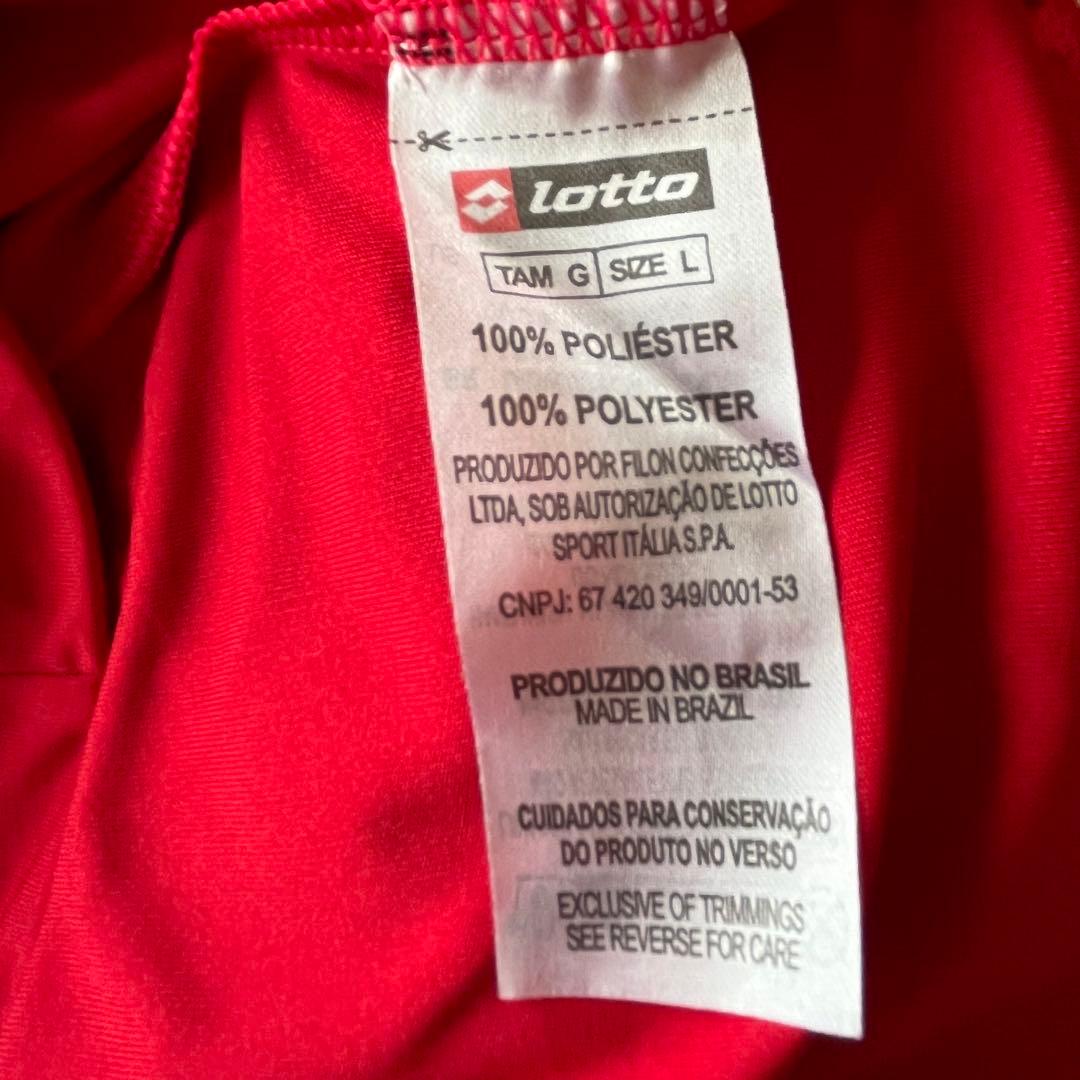 Lotto ブラジル サッカー　レシフェ スポルチレシフェ ユニフォーム L