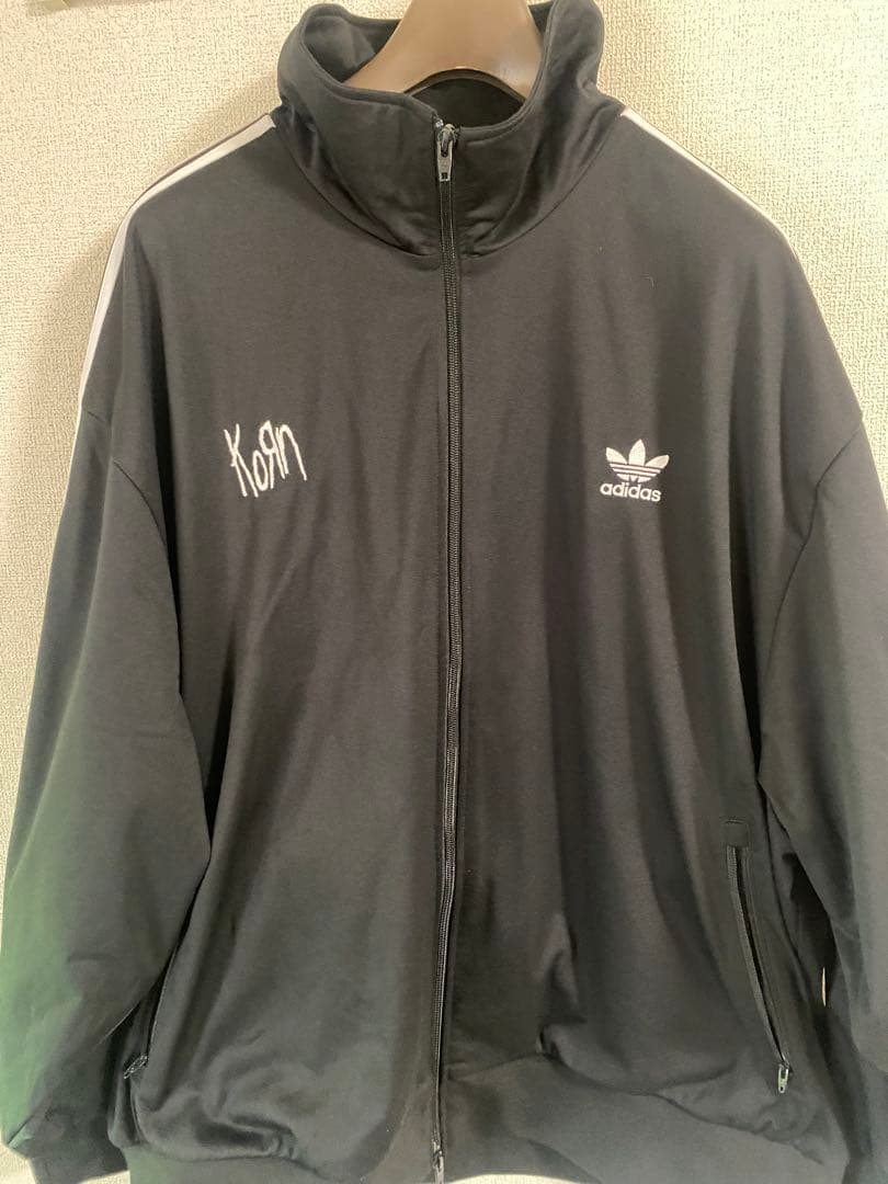 adidas Korn ジャージ US XXLサイズ ブラック