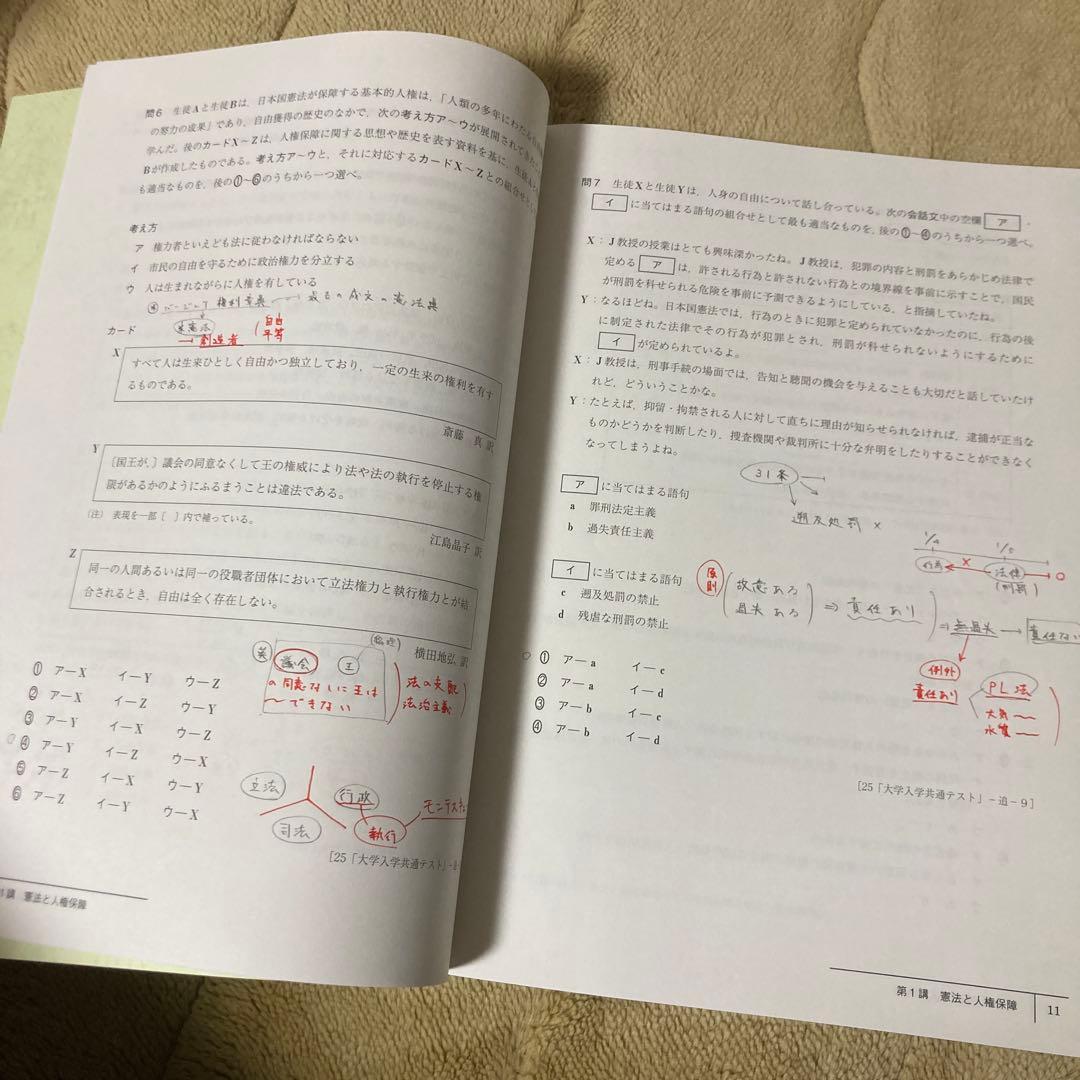 公共政治経済　駿台内田洋　6点セット