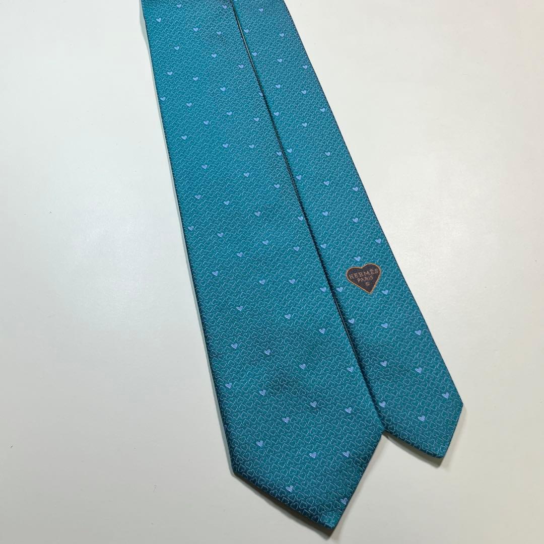 希少色✨未使用✨HERMES エルメス　ネクタイ　《ダーリン》 ハート柄