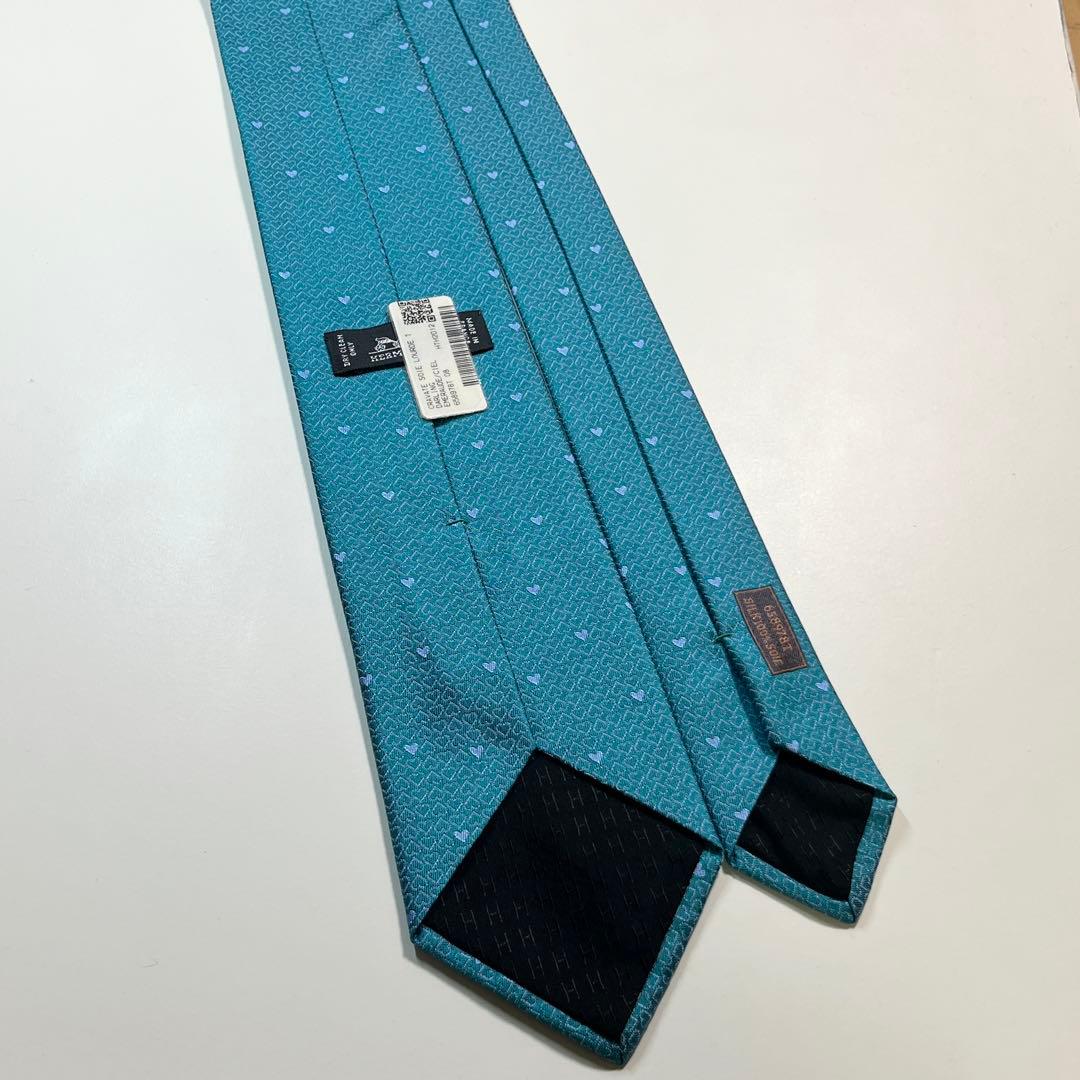希少色✨未使用✨HERMES エルメス　ネクタイ　《ダーリン》 ハート柄