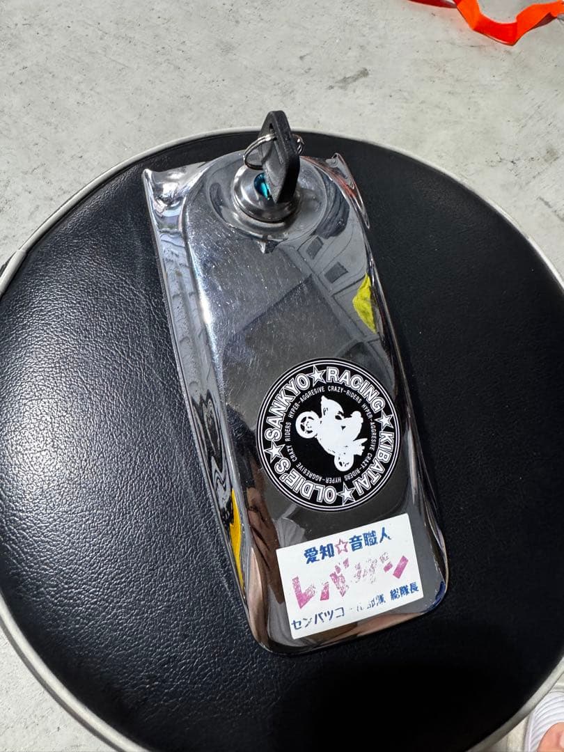 gs400 タンクカバー　メッキ