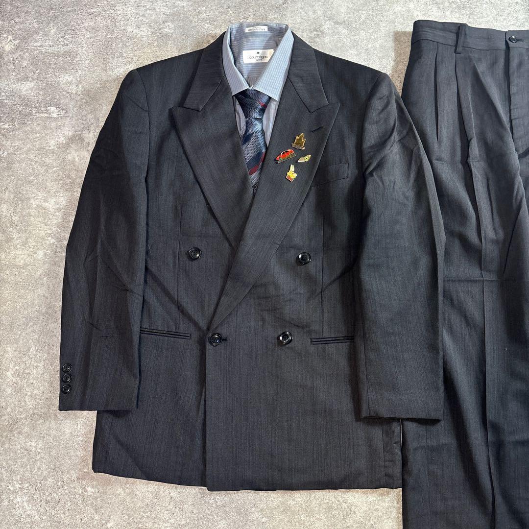 90s vintage レトロセットアップ スーツ ピンズ No.128