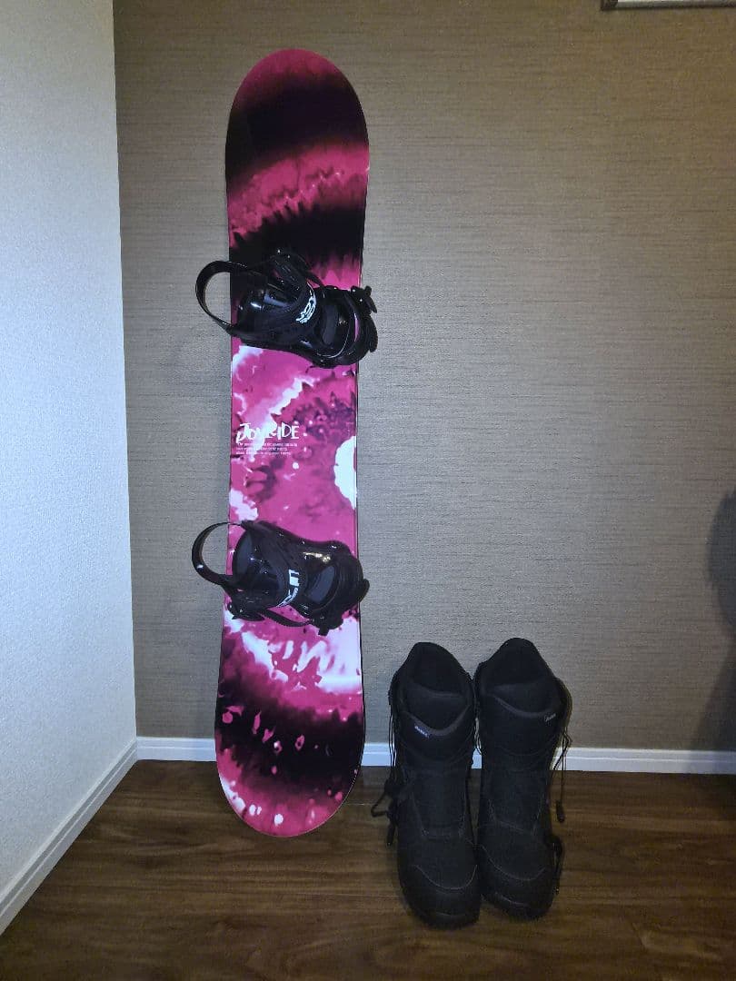【JOYRIDE】スノボ3点セット 141cm ブーツ25cm