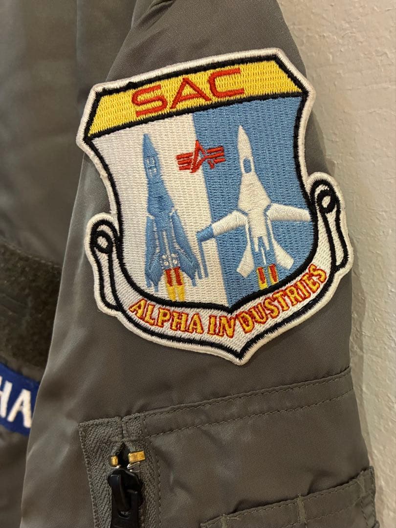 ALPHA フライトジャケット MA-1 グリーン S