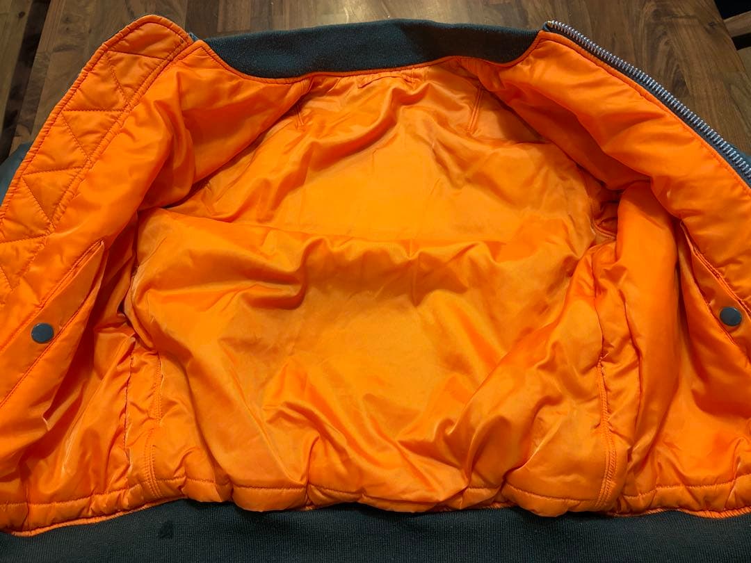 ALPHA フライトジャケット MA-1 グリーン S