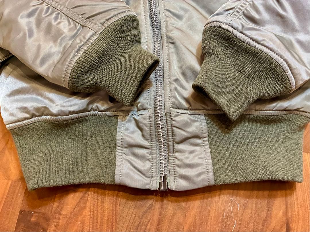 ALPHA フライトジャケット MA-1 グリーン S