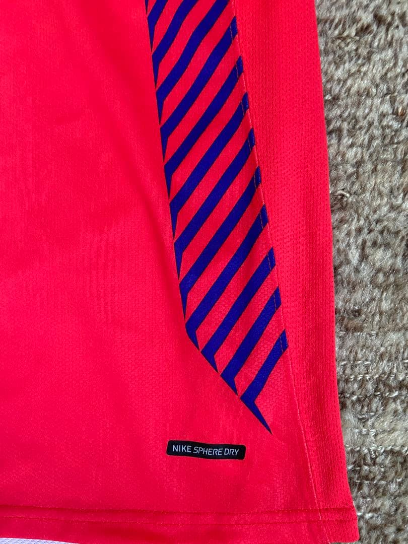 Nike サッカーシャツ 赤 Korea Lサイズ